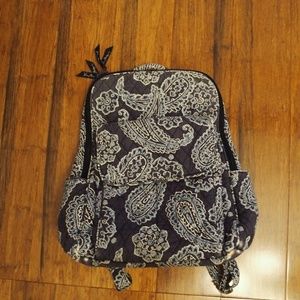 Vera Bradley Blue Bandana Quilt Backpack